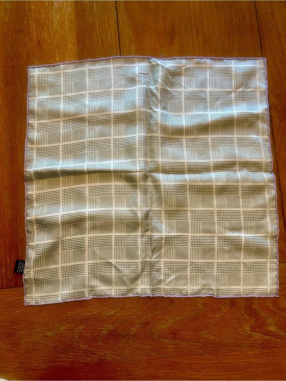 Vintage 100% Silk Pocket Square Hair Scarf Purse Scarf